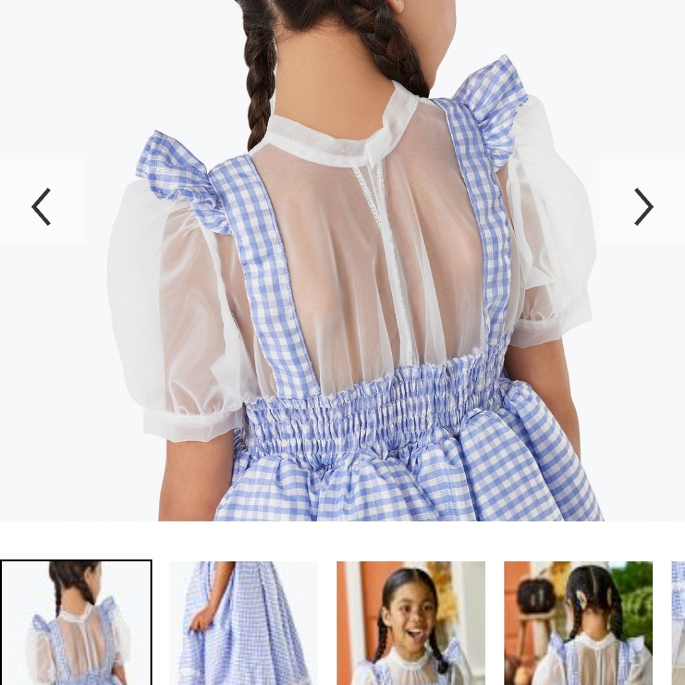Wizard Of OZ Dorothy Kids Costume - Picture 3 of 10
